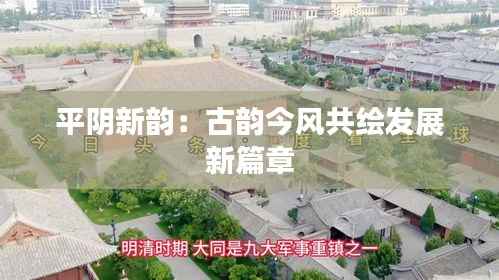 平阴新韵:古韵今风共绘发展新篇章