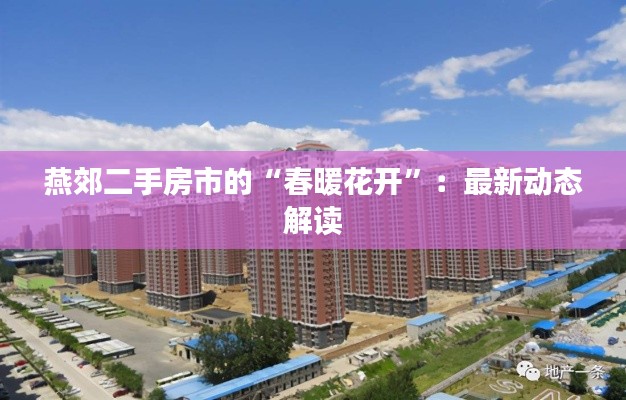 燕郊二手房市的“春暖花开”:最新动态解读