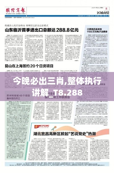 今晚必出三肖,整体执行讲解_T8.288