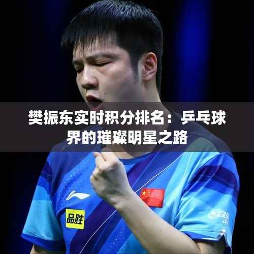 樊振东实时积分排名:乒乓球界的璀璨明星之路