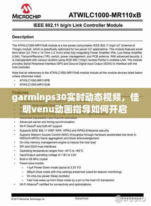 garminps30实时动态视频,佳明venu动画指导如何开启