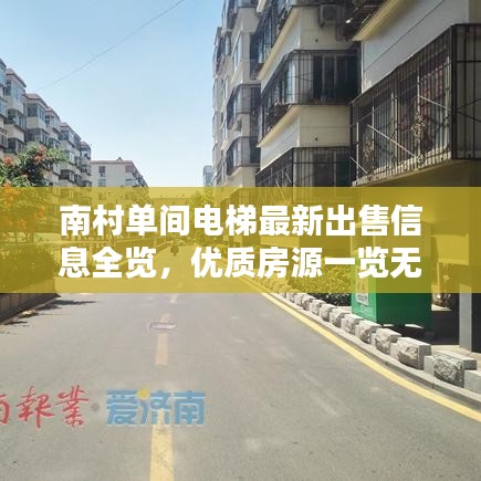 南村单间电梯最新出售信息全览,优质房源一览无余